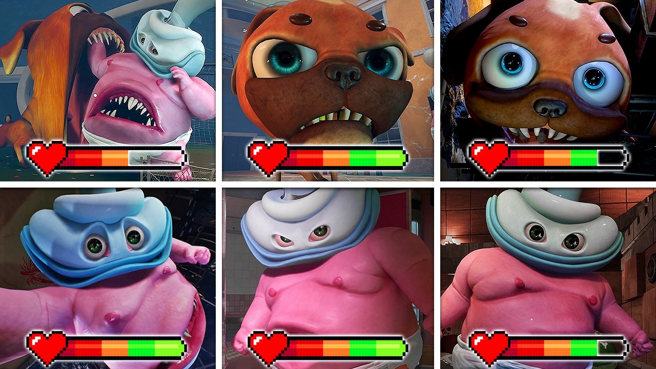 Dark Pals The 1st Floor - All BOSSES with Healthbars