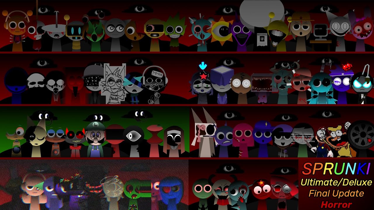 Incredibox - Sprunki Ultimate/Deluxe Final Update Horror version - with All Characters