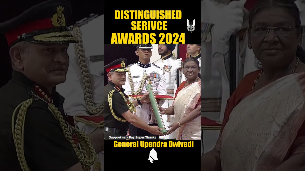 General Upendra Dwivedi, PVSM, AVSM, Distinguished Service Awards 2024 #shorts #army