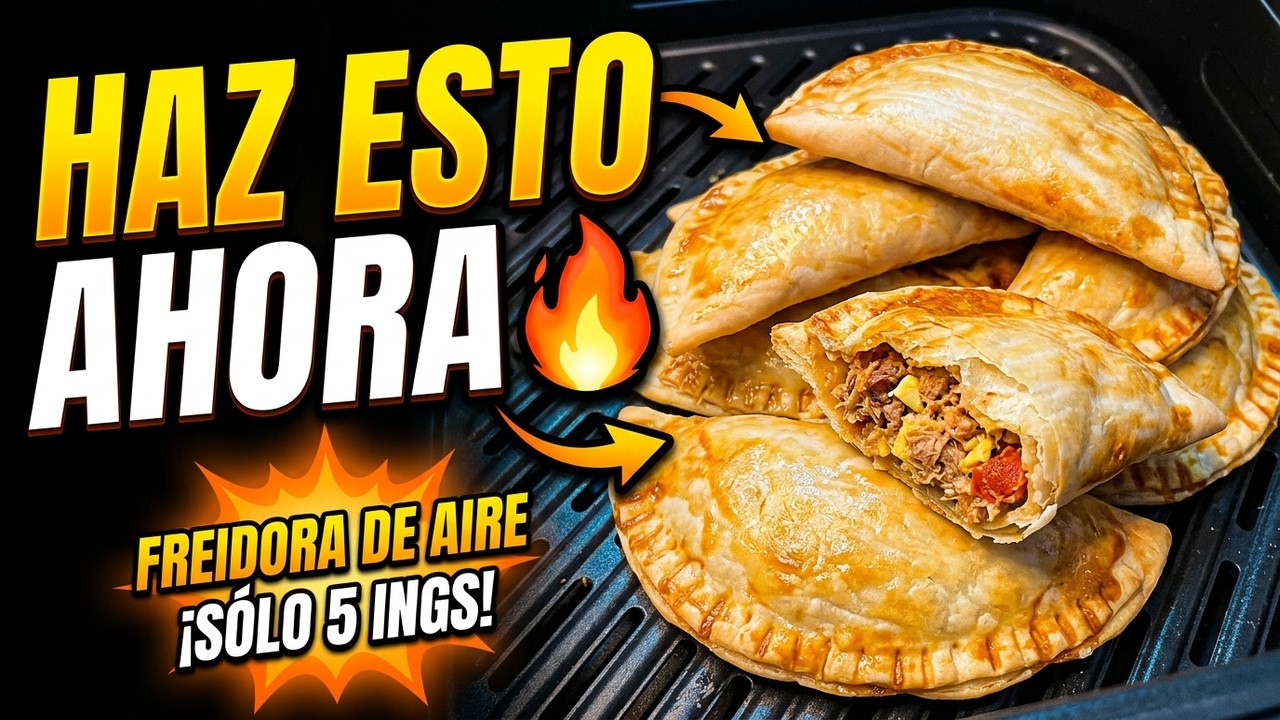 Empanadillas de atún irresistibles 🐟✨ Crujientes, fáciles y listas en minutos