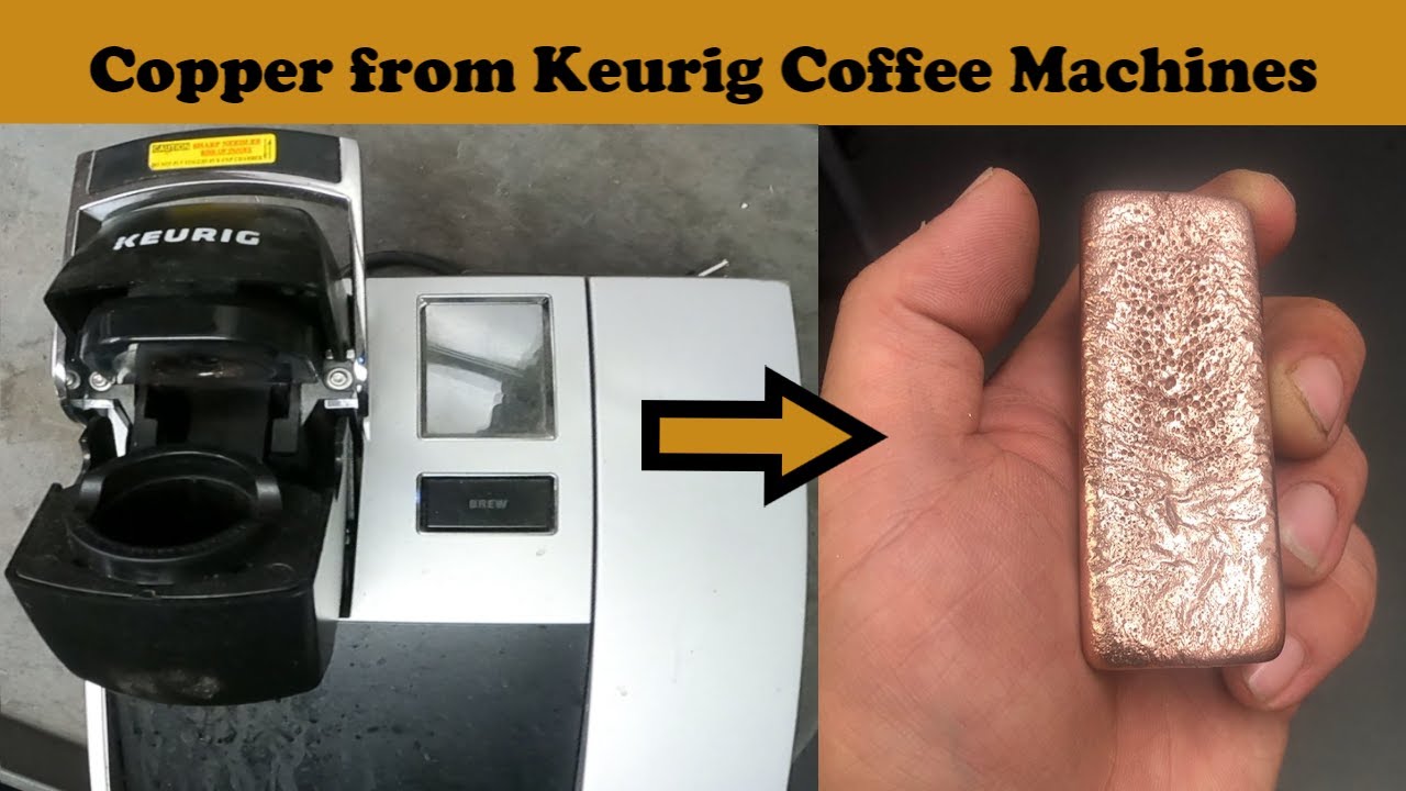 Scrapping Keurig Coffee Machines for Copper - Trash to Treasure - Copper Metal Melting