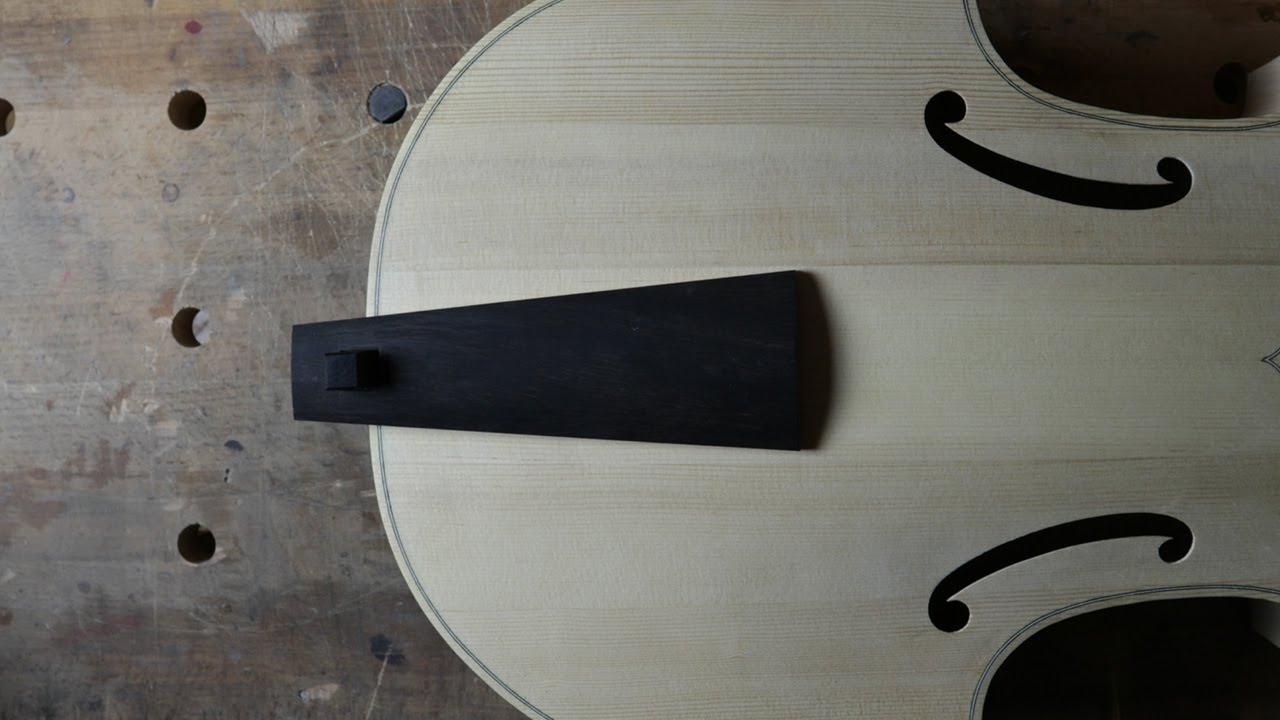Viola da gamba making | Part 15 – fingerboard and tailpiece