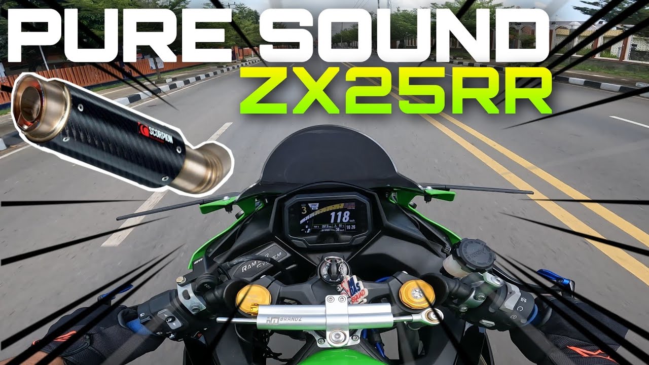 PURE SOUND KNALPOT SCORPION RP1GP FULL SYSTEM TITANIUM KARBON -ZX25RR | ZX4RR