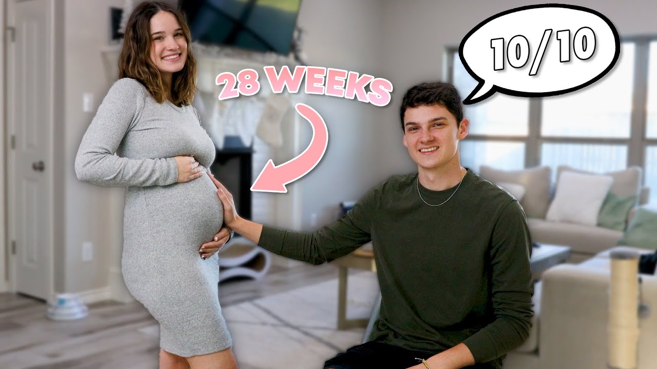 Husband Rates My MATERNITY Clothes! *Sweet Reaction*