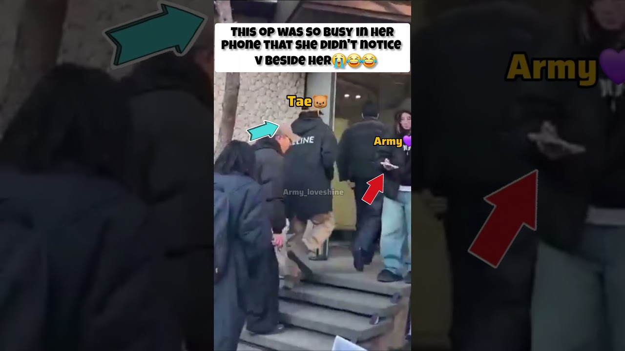 This army went to v's exhibition but didn't saw him😱😭😭 