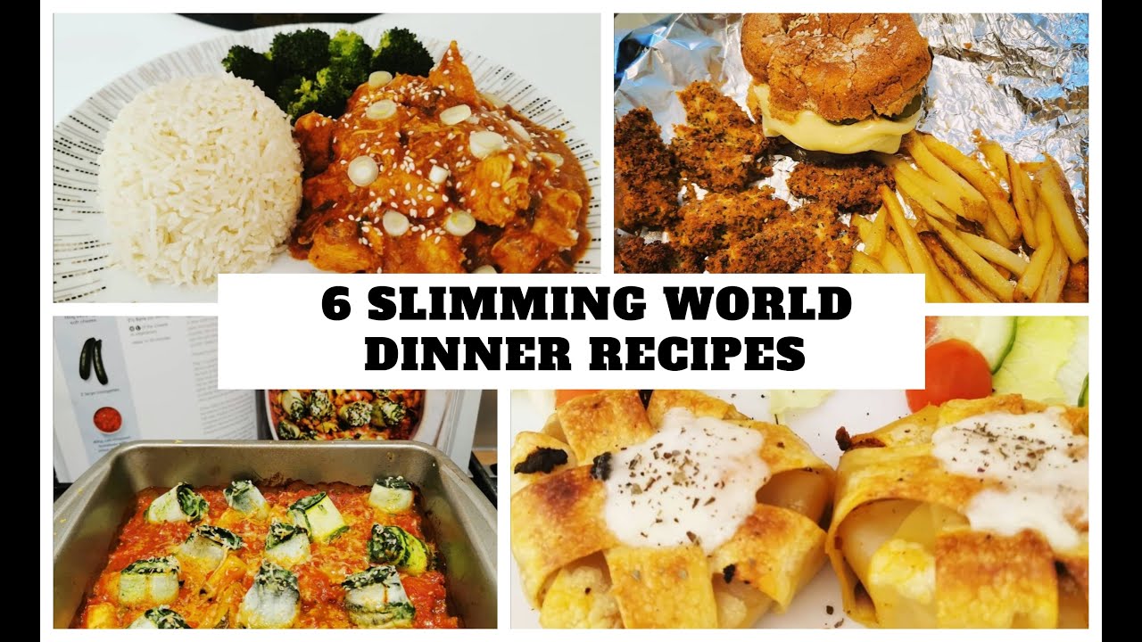 6 Slimming World Dinner Ideas | Slimming World Dinner Recipes | 6 Healthy Dinner Ideas
