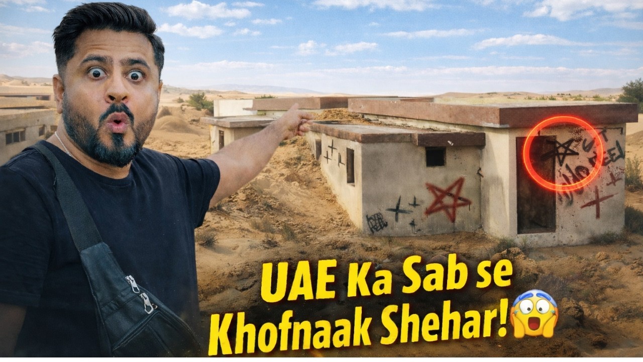 👉Inside Sharjah Ghost Village 😱 The Haunted Place  No One Talk About
