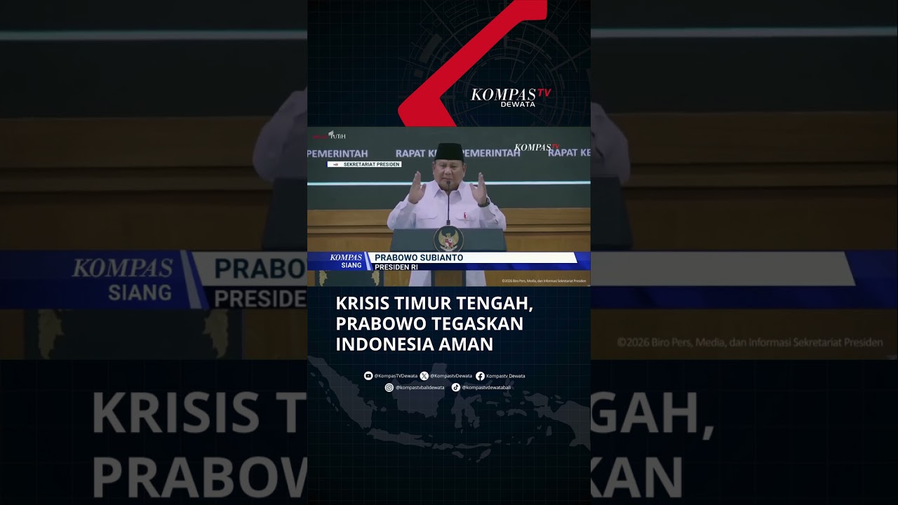 Krisis Timur Tengah, Prabowo Tegaskan Indonesia Aman