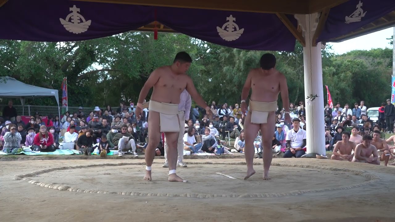 第59回種子島相撲大会2025年11月23日一般団体南種子対中種子