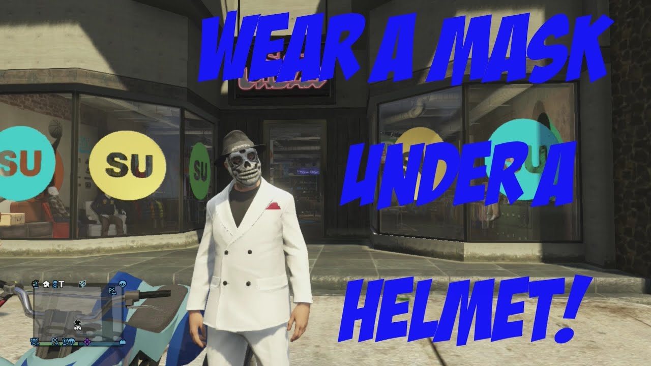GTA Online: Wear A Helmet/Hat Over Mask Glitch Tutorial!