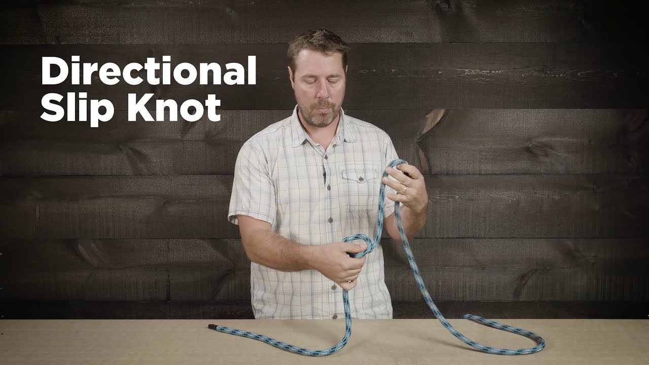 How to Tie a Directional Slip Knot