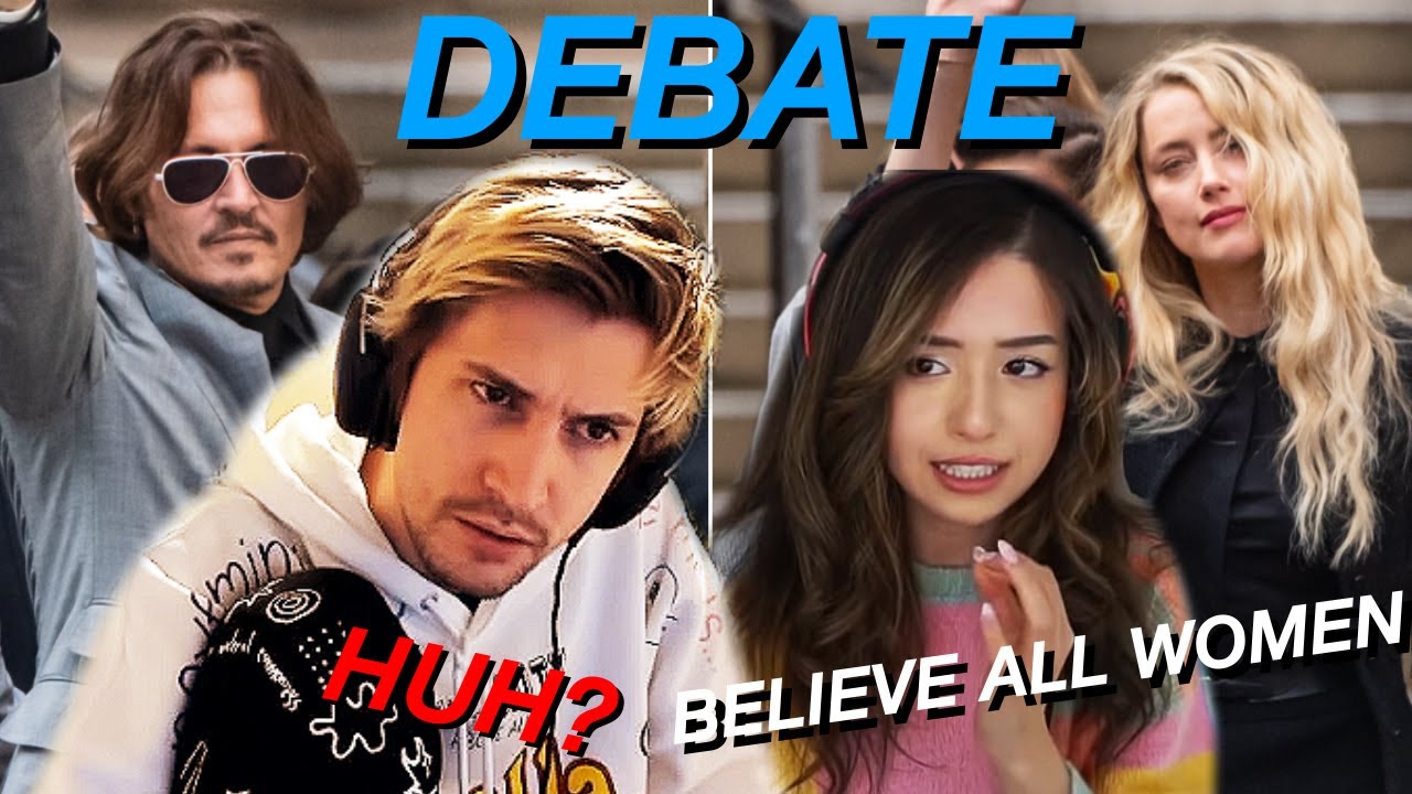 Team Johnny Depp vs Team Amber Heard | xQc and Pokimane Debate Defamation Trial