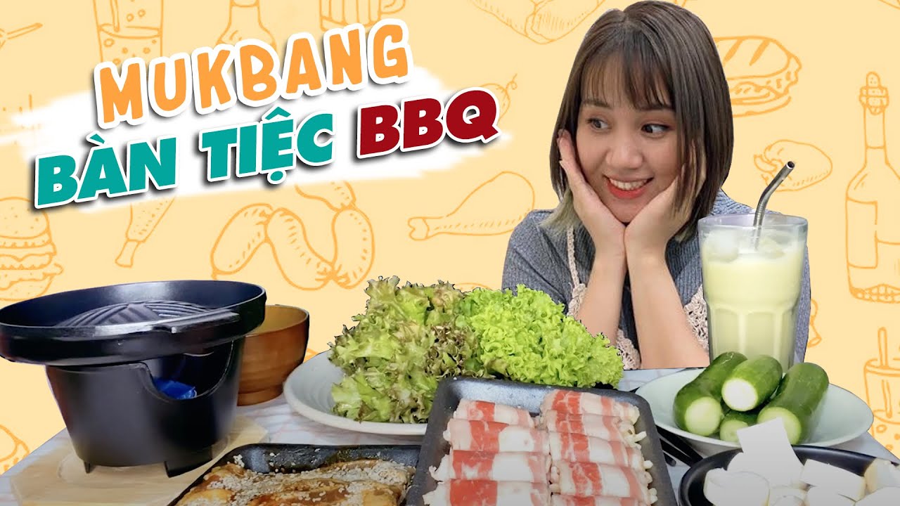 MUKBANG - Nướng thịt, tâm sự và chiếc lò nướng mini tâm như chị Hyeri | Châu Giang nè!