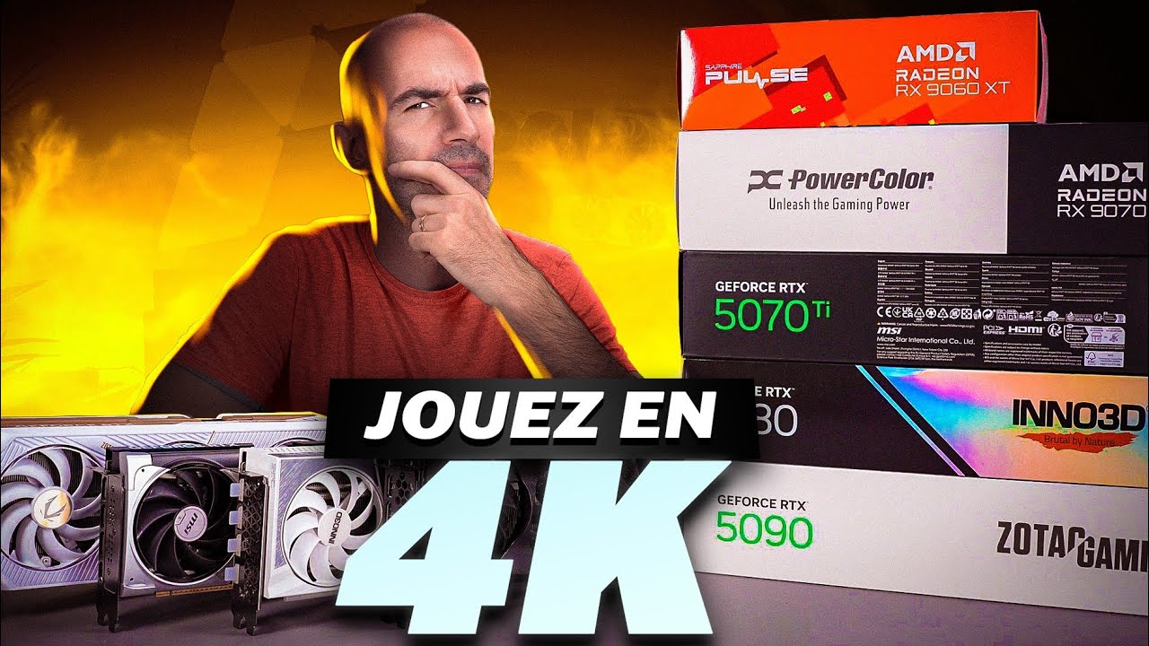 Quelle Carte Graphique pour jouer en 4K ? (380 à 2300€) été 2025