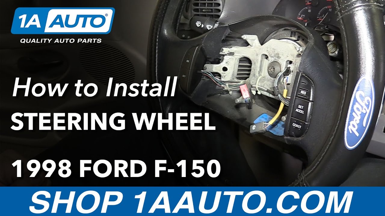 Как заменить рулевое колесо на Ford F-150 1998 года