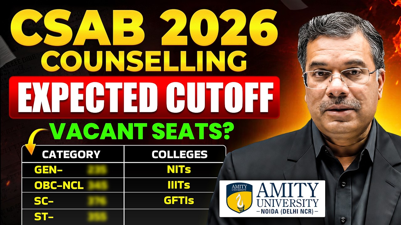 CSAB Counselling 2026 📊 | Проходные баллы по категориям, самые низкие проходные ранги и вакантные...