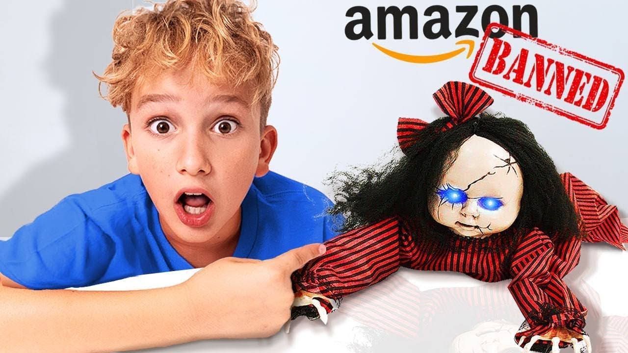 فلاد يجرب ١٠٠ منتج ممنوع من أمازون!