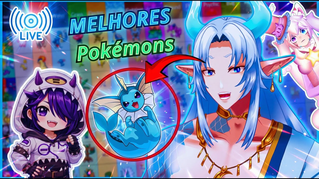 EEVEE MELHOR POKÉMON!! - RANKEANDO POKÉMON - VTUBERBR