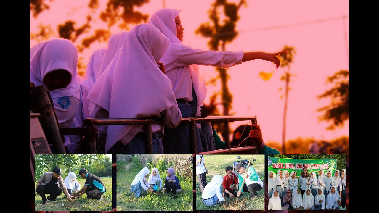 Go Green With Cara Wilcox. Darul Huda Menanam pada English Camp Desember 2023