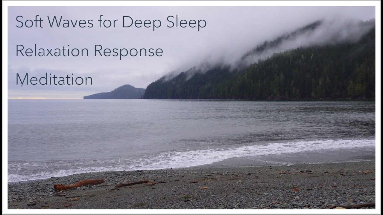 Soft Peaceful Waves for Deep Sleep, Relaxation Response, and Focused Meditation (No AI or Music)