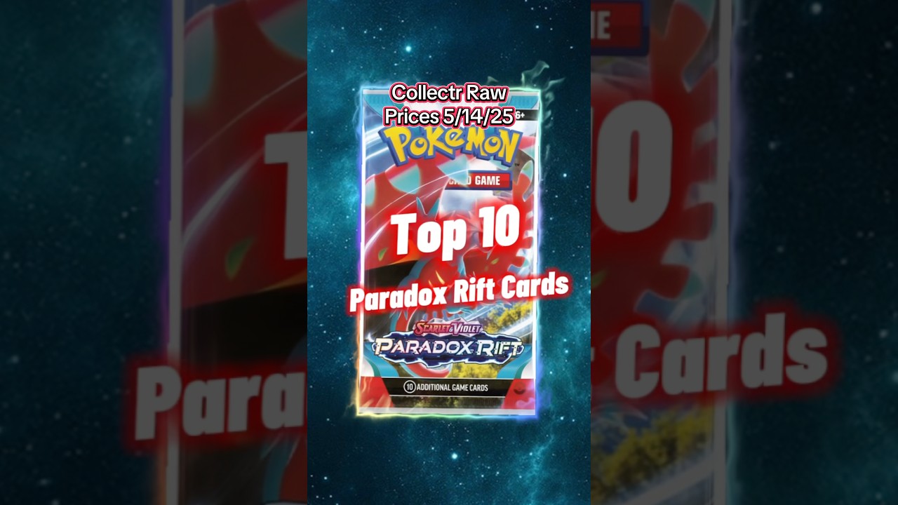 Top 10 EXPENSIVE Paradox Rift Pok&eacute;mon Cards #shorts #top10 #pokemon #paradoxrift