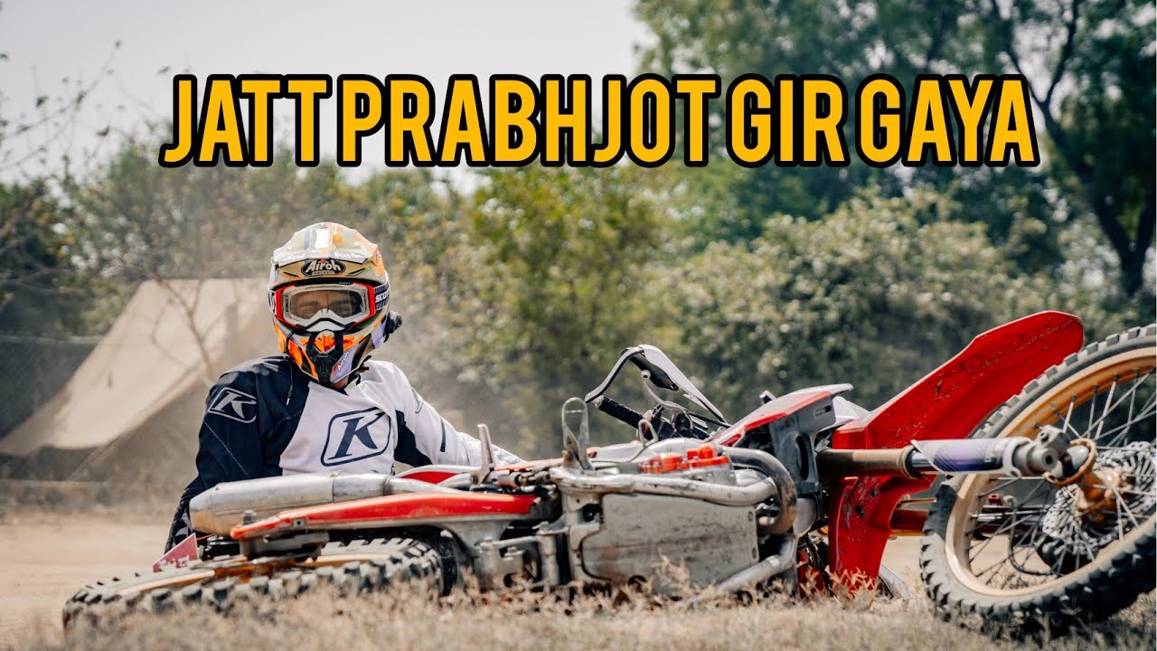 @jattprabhjot  gir gaya | Crash | Nepal wali bike