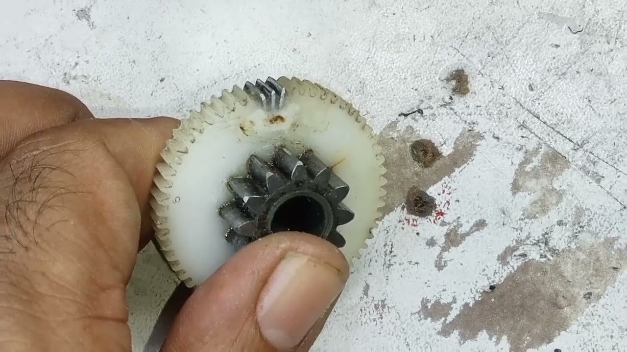 Plastic gear teeth repair