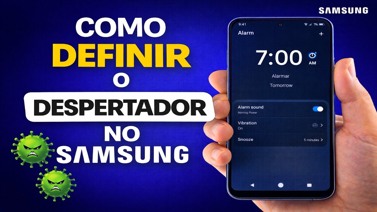 COMO DEFINIR O DESPERTADOR NO SAMSUNG