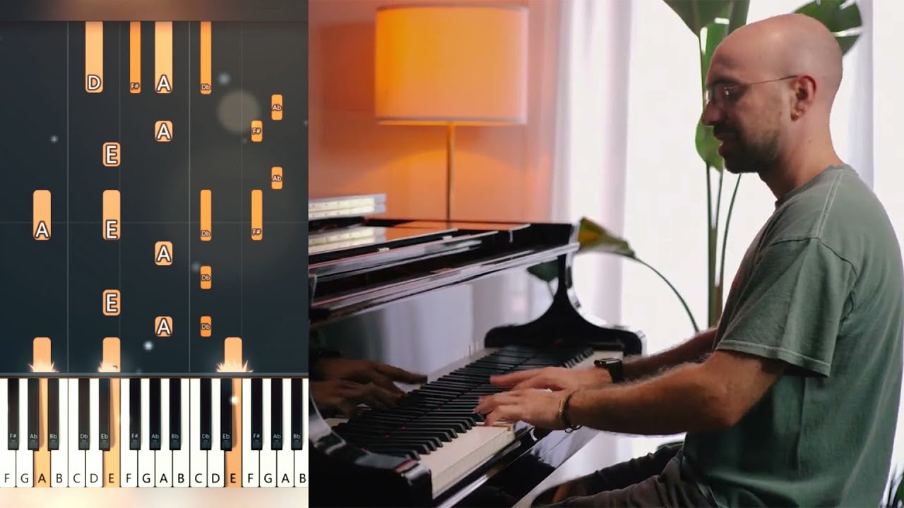 Die With A Smile - Bruno Mars & Lady Gaga | Costantino Carrara | Piano Tutorial | Piano Cover