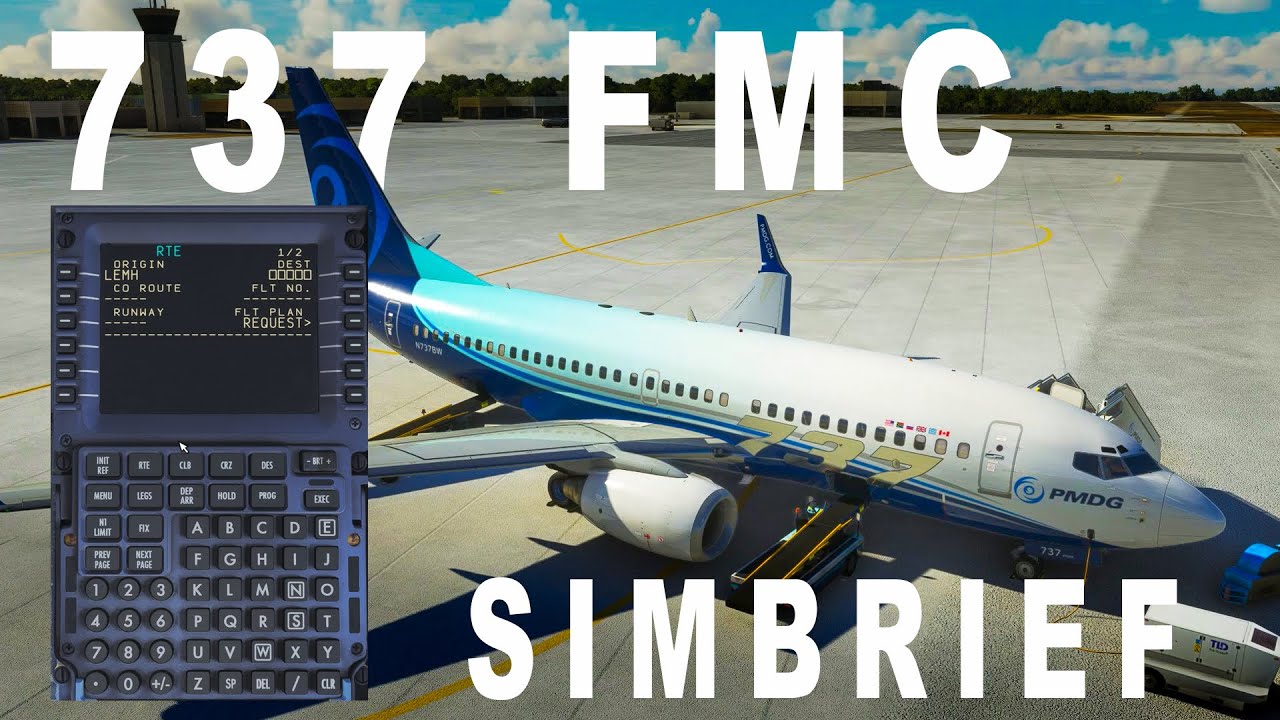 Como cargar el plan de vuelo en el FMC | Siembrief | PMDG 737 | Piloto Boeing 737