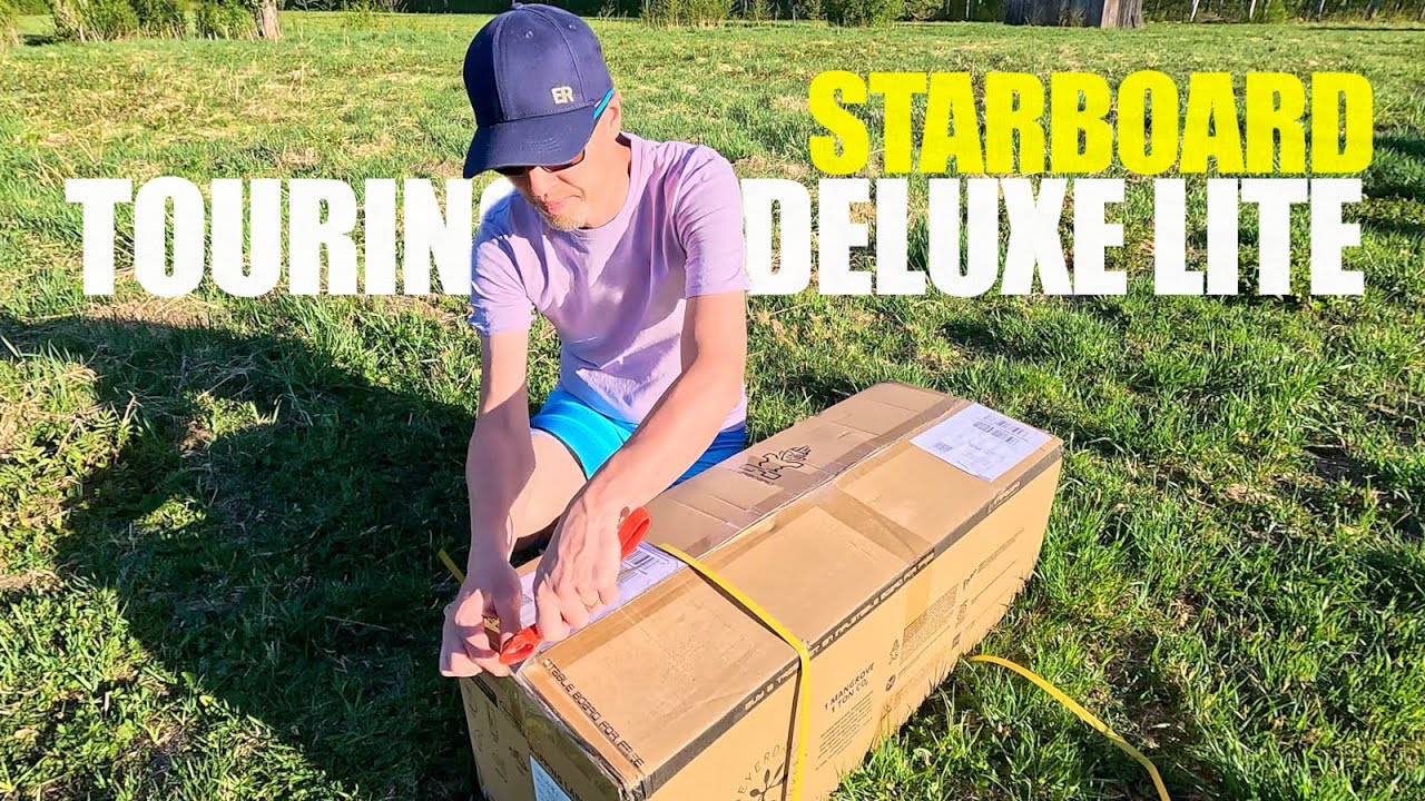 First paddle, test & unboxing of Starboard Touring Deluxe Lite Inflatable 2024 SUP Paddle Board.