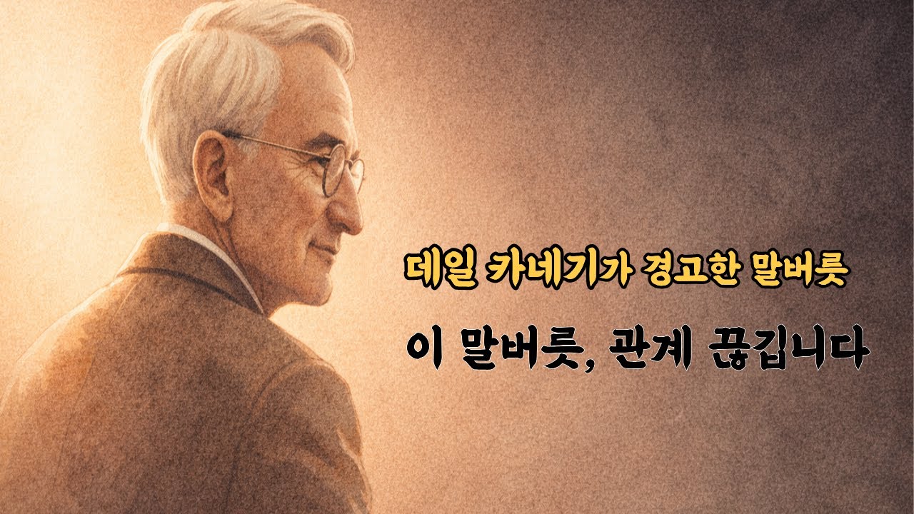 말 한마디로 관계를 망치는 사람들의 공통된 습관