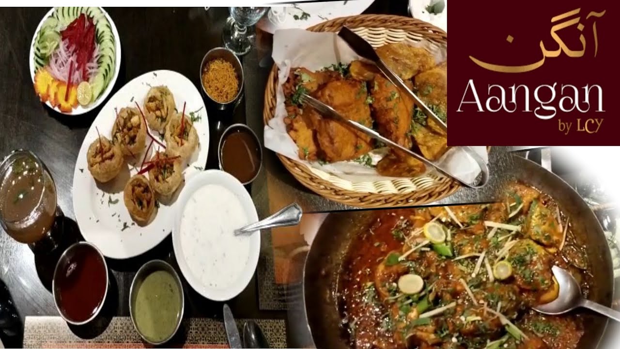 Food Review on AANGAN BY LCY | BEST DESI Dinner IN Angan MULTAN || Anngan London Courtyard
