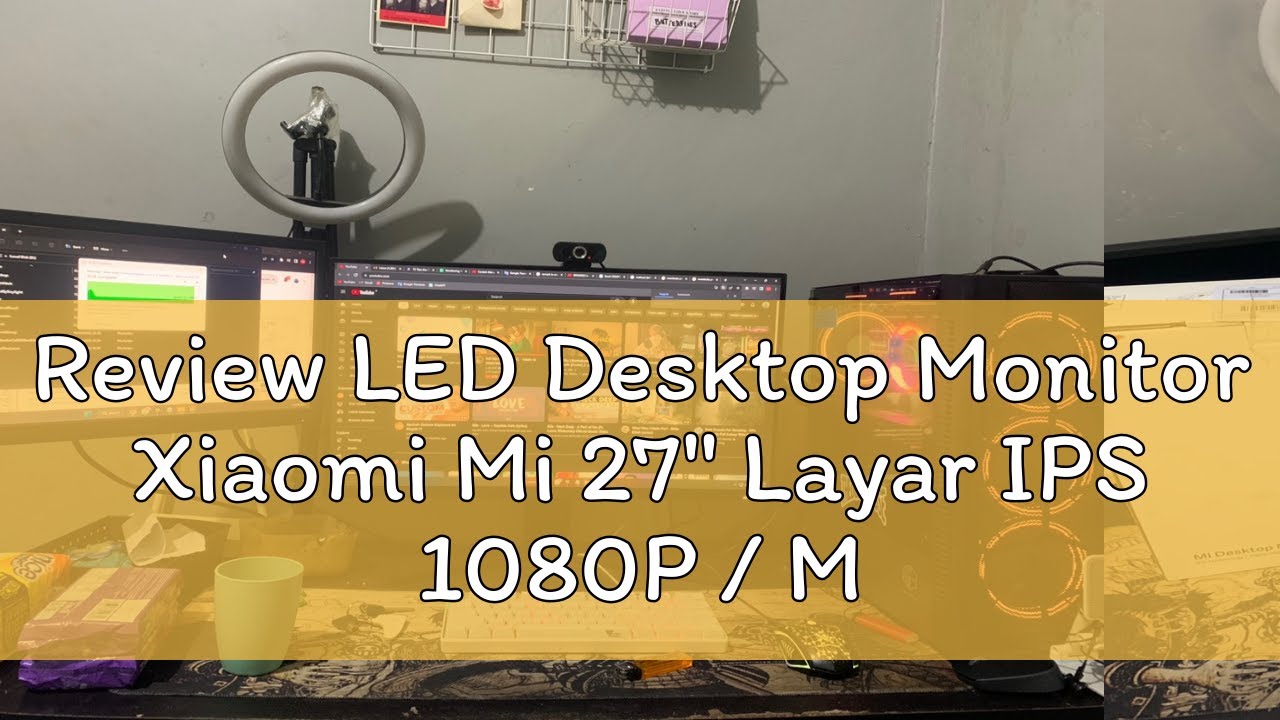 Review LED Desktop Monitor Xiaomi Mi 27" Layar IPS 1080P / Monitor Xiaomi 27''