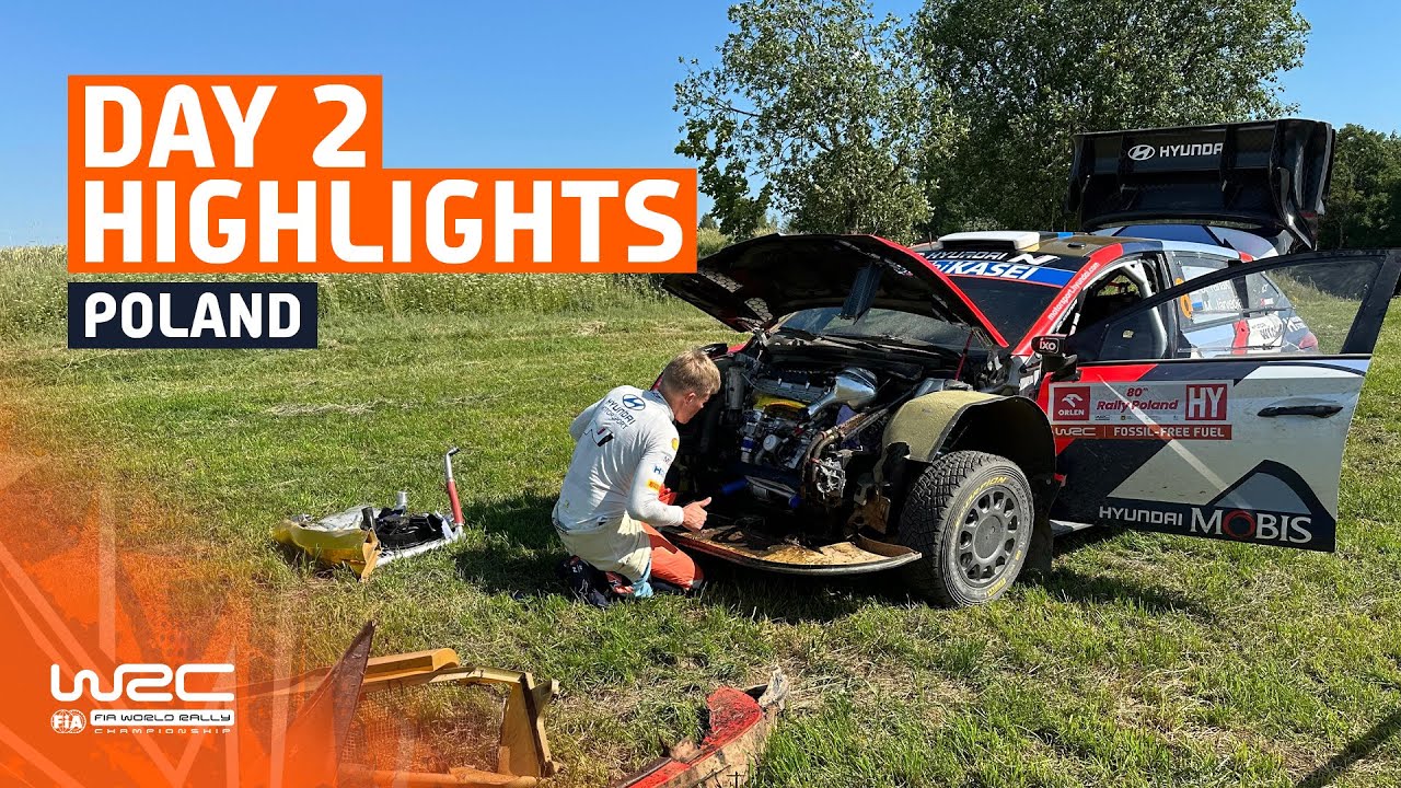 Day 2 Highlights | WRC ORLEN 80th Rally Poland 2024