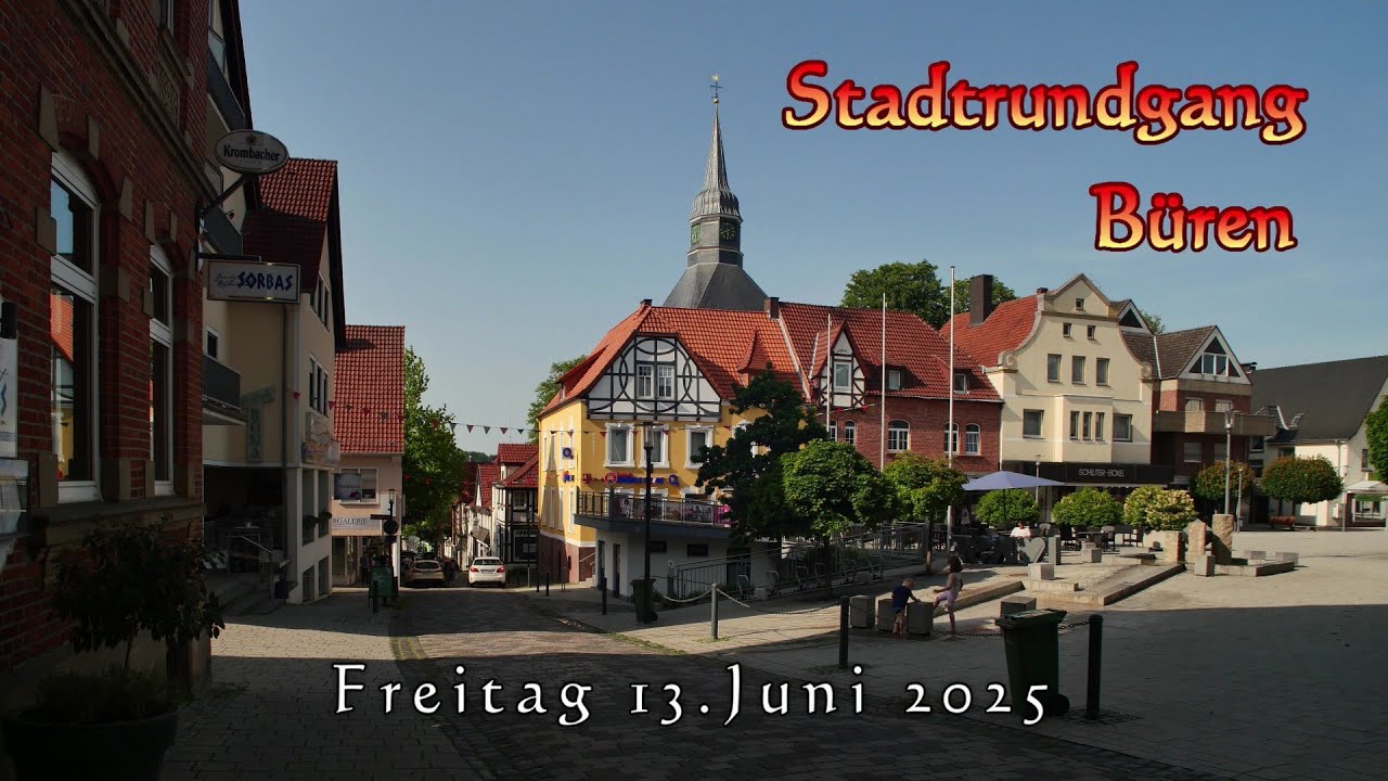 Büren - Kreis Paderborn - Stadtrundgang - Freitag 13. Juni 2025