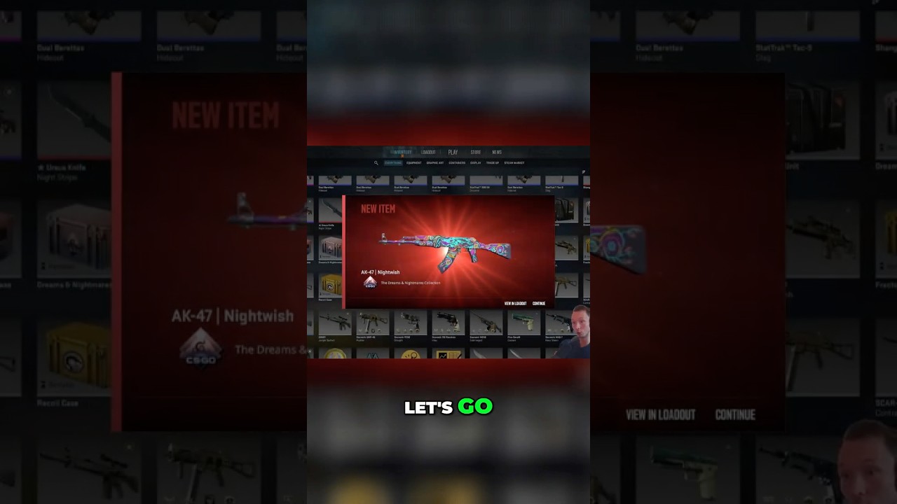 AK 47 Nightwish opening 100 Dreams & nightmare cases #cs2 #csgo #cscase #csgogambling