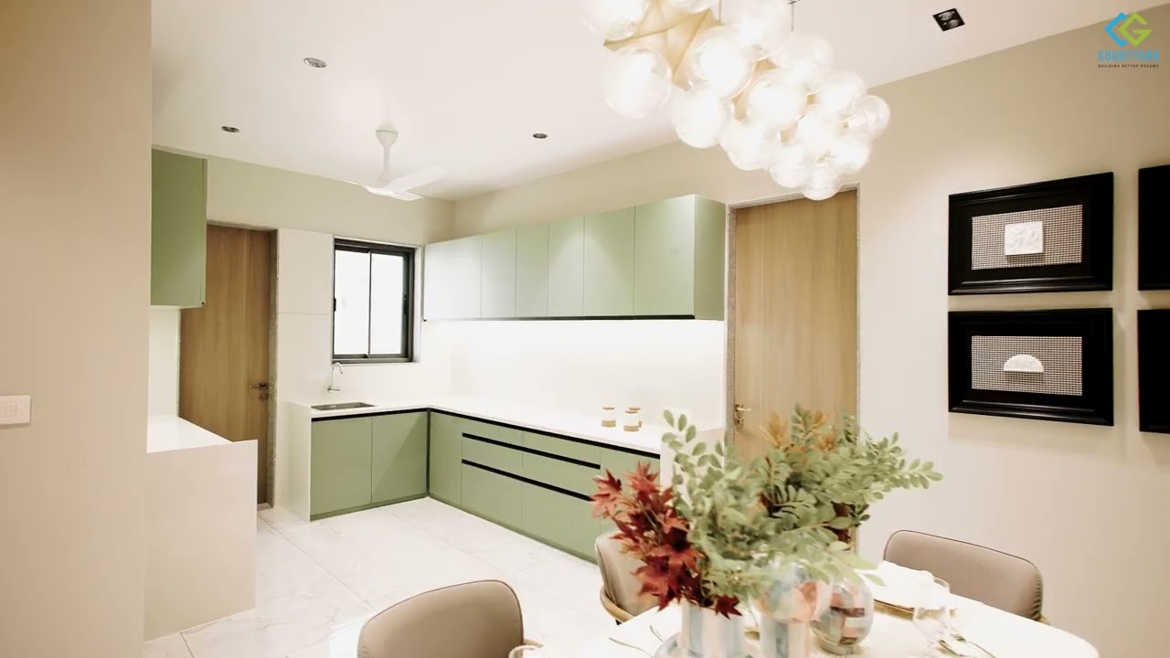 Courtyard Platinum | Sample House Tour |  3.5 BHK Apartments @Vasna - Bhayli, Vadodara