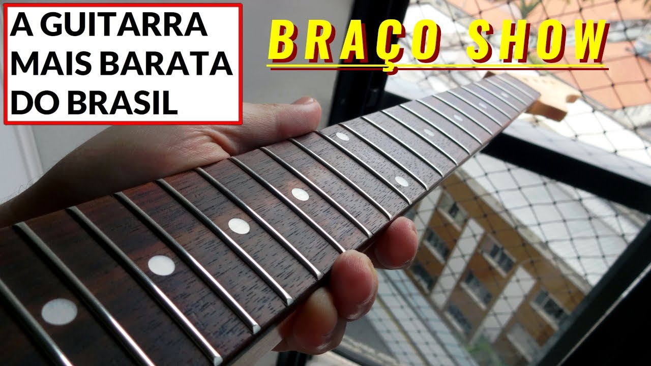 Melhorando o BRAÇO da guitarra.