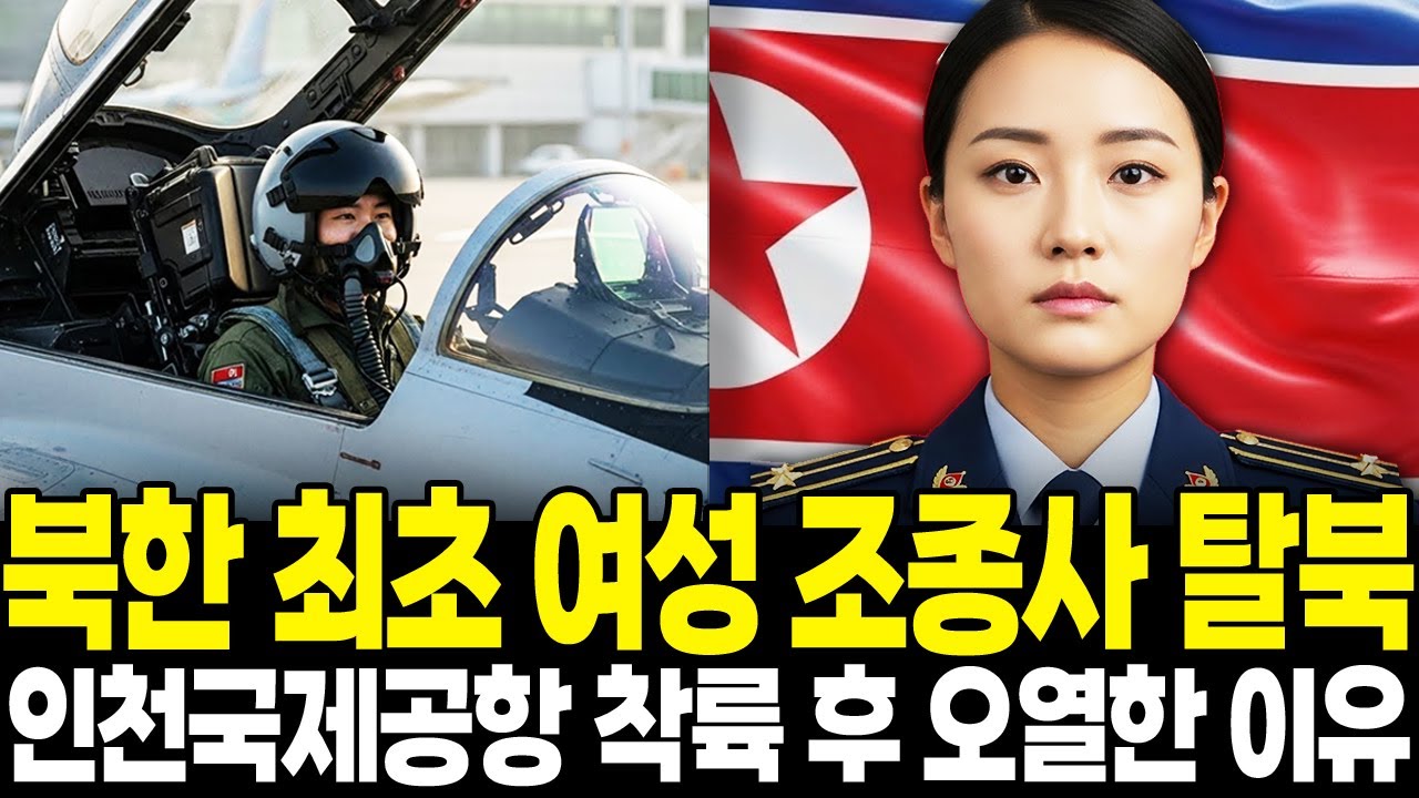 북한 최초 여성 전투기 조종사 탈북, 인천공항 도착 후 경악한 이유 I 탈북 스토리