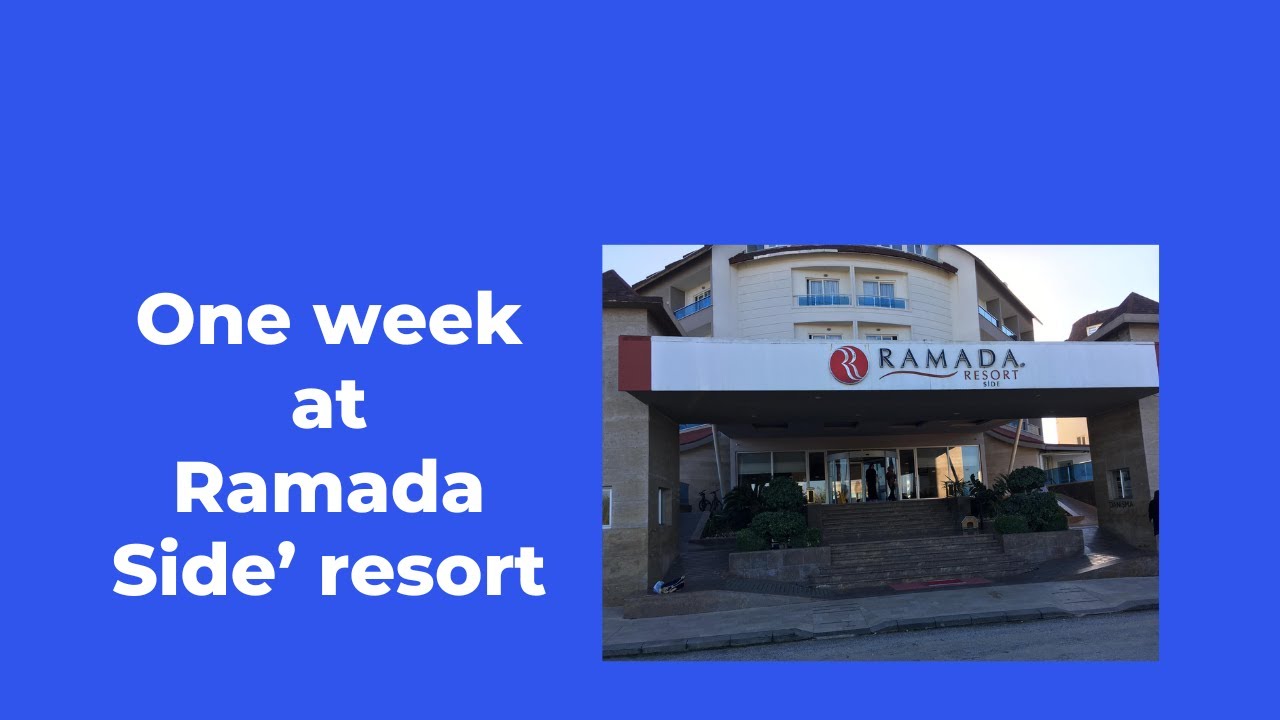 One week vacation Antalya Turkey, Side. Resort 4k