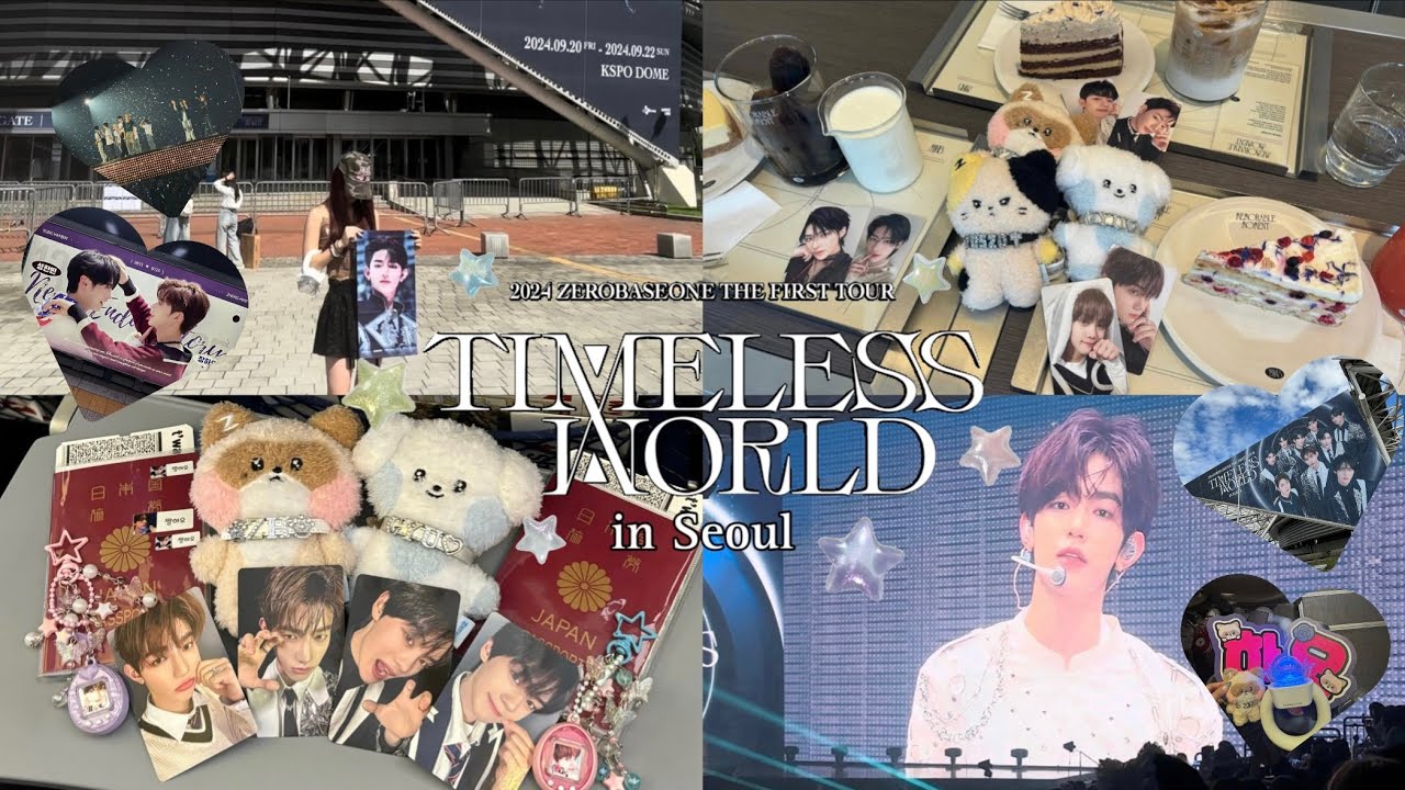 【ZEROSE VLOG】ZEROBASEONE ソウルコン に行ってきました🇰🇷💜ྀི 初渡韓┊︎韓国┊︎TIME LESS WORLD┊︎オタ活┊︎ZB1