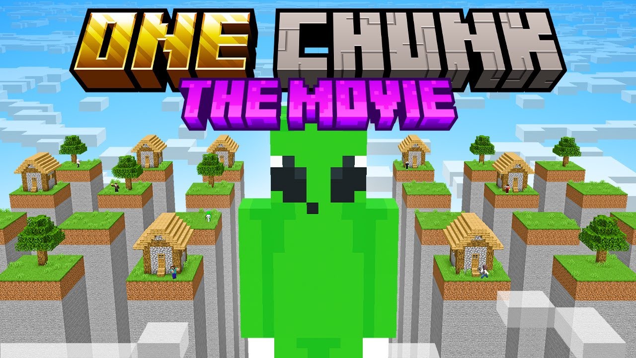 Minecraft But I Join ONE CHUNK CIVILIZATION [FULL MOVIE]