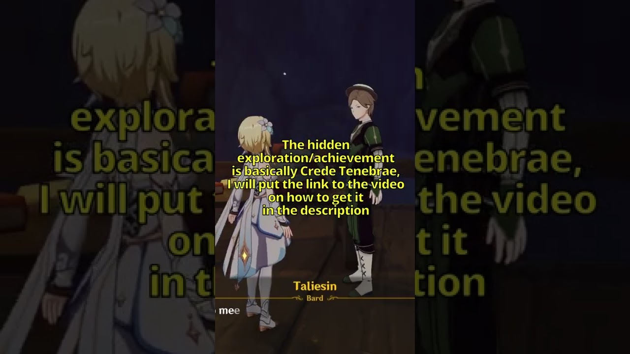 HIDDEN ACHIEVEMENT The Tome of Taliesin | Genshin Impact #Shorts