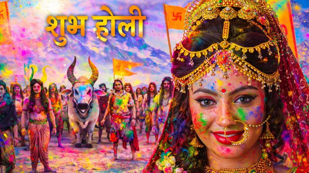 कैलाश पर्वत पर महादेव-पार्वती की रंगों भरी महा होली! | Vighnaharta Ganesha | Happy Special Holi