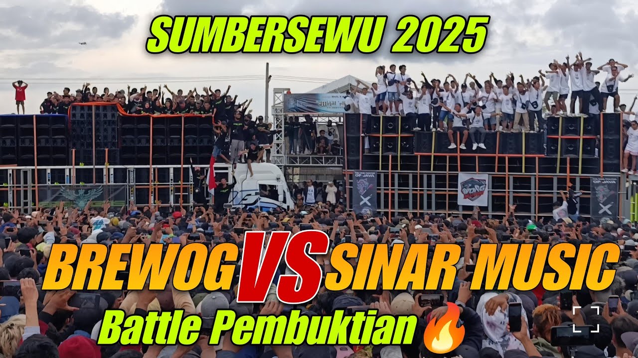 JAWA TIMUR VIRAL🔥🔥BREWOG vs SINAR MUSIC, Battle Paling ditunggu di Acara Battle Sumbersewu 2025