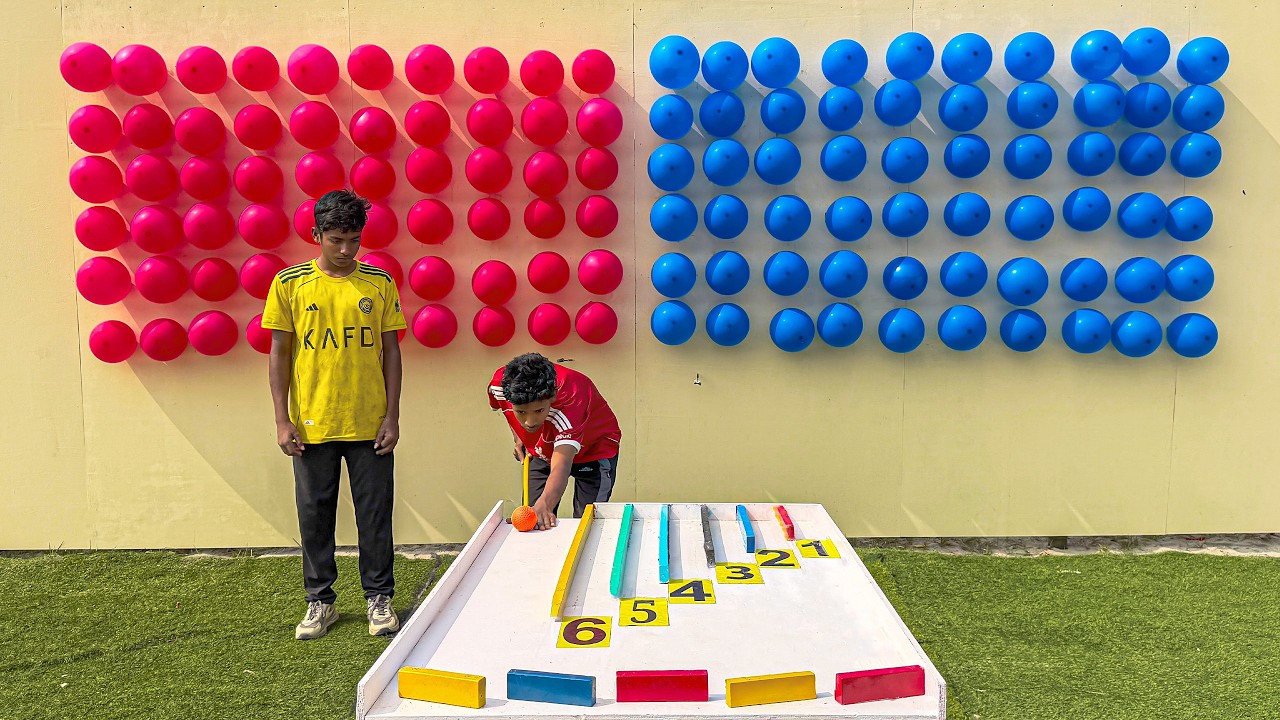 Who will be the first to reach 60 points in this fun pool game? Exciting new test of skill ! 