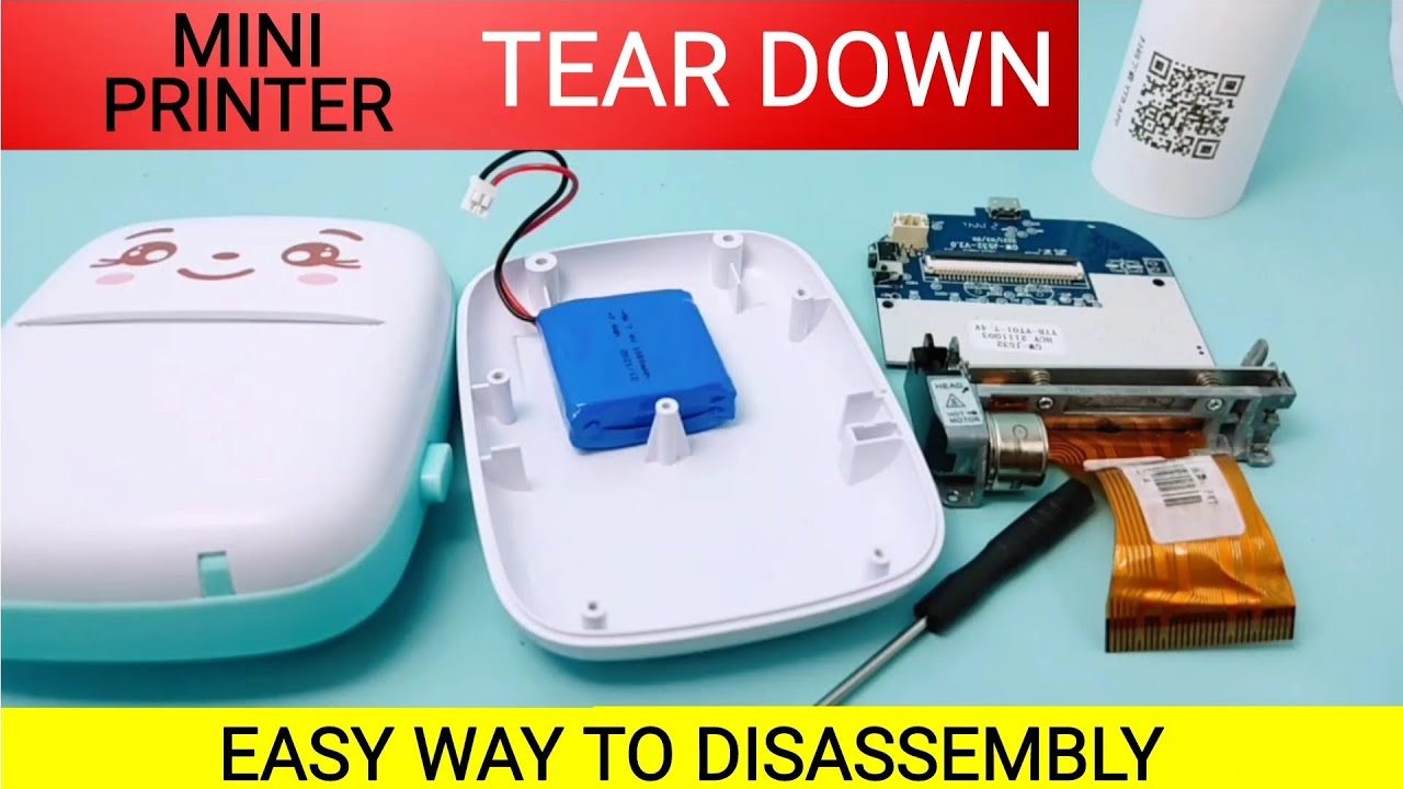 Bluetooth Mini Thermal Printer Disassembly || What Is Inside ?