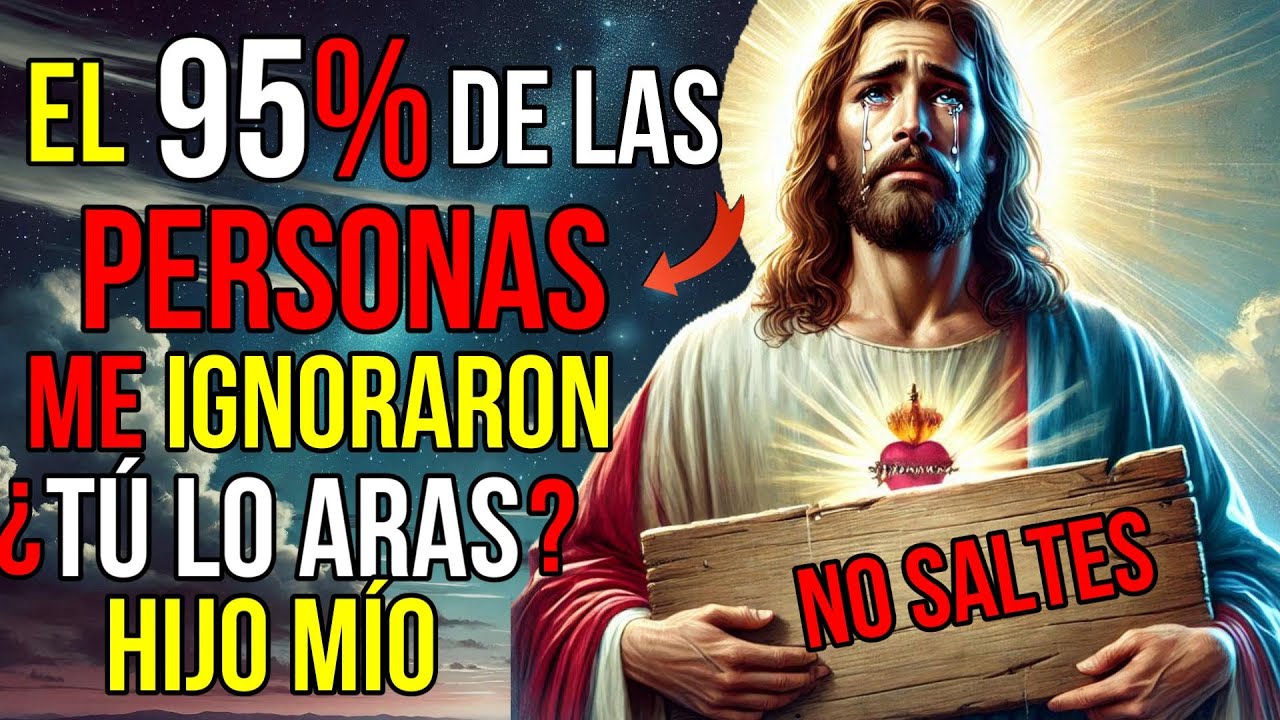Dios dice: No HAGAS QUE ME VAYA IGNORANDO Este MENSAJE | Mensaje de Dios hoy | Jesús dice