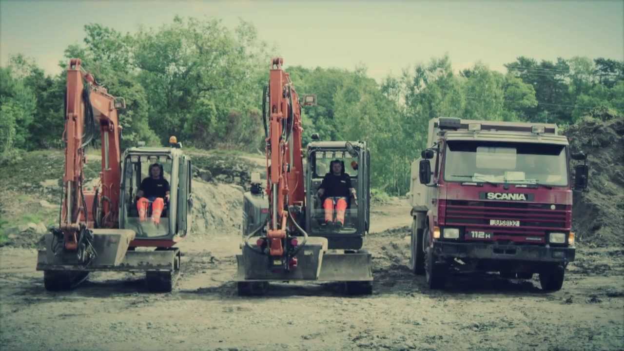 Du trenger bare en mann til jobben - Hvasser anlegg og transport - Reklame 1